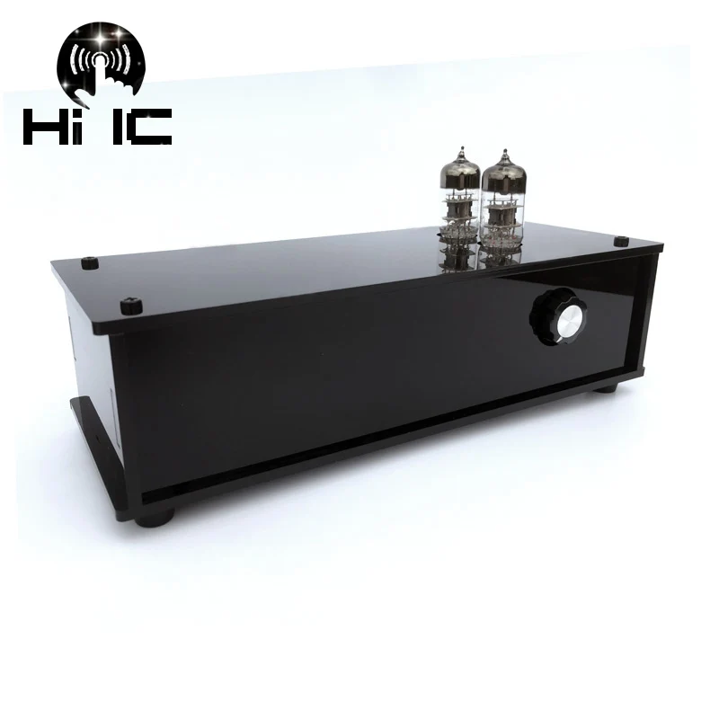 Оливковое желчи предусилителя HiFi Pre-amp буфера 6N3 клапан ламповый усилитель стерео
