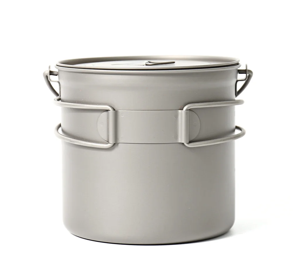 TOAKS POT-1100-BH титана Открытый Кемпинг висячий горшок с ручкой под поручень легко носить с собой 1100 мл 145 г