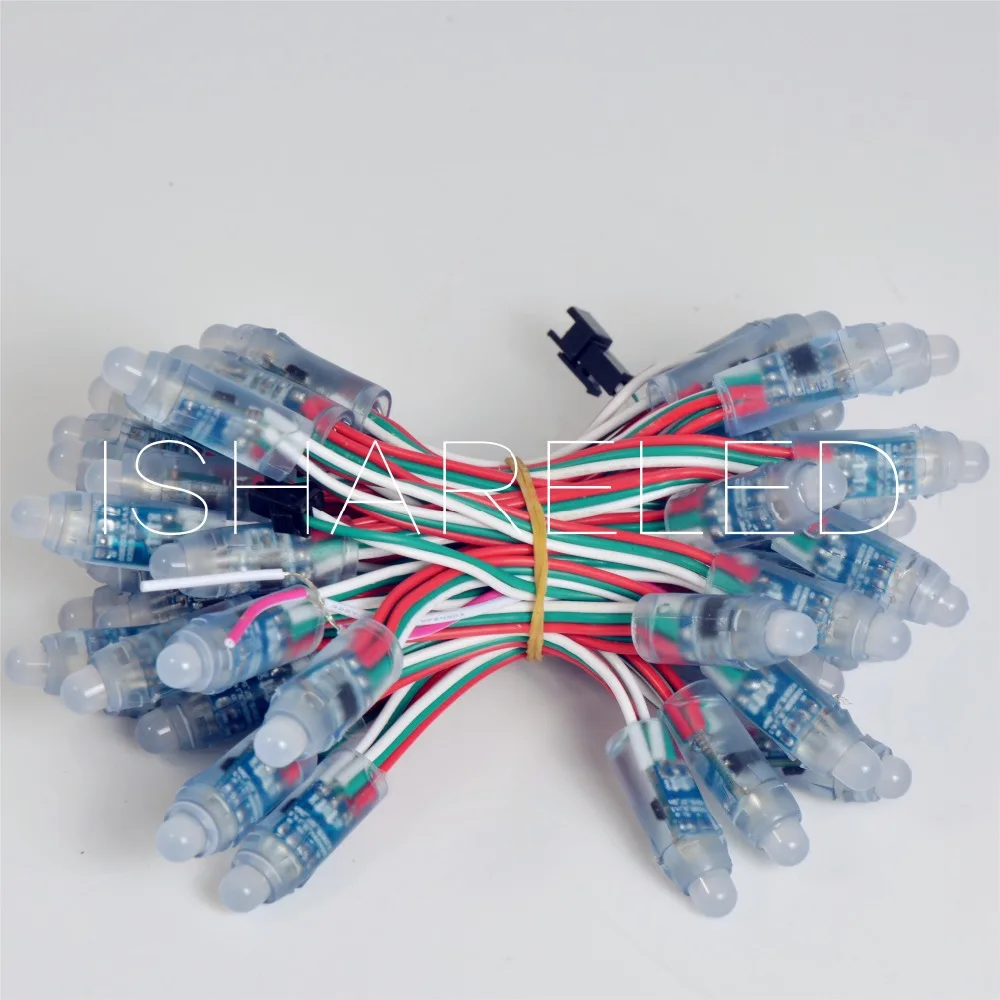 Светодиодная лента WS2811 12 в пост. Тока мм RGB рассеянный цифровой модуль 50 шт.|module