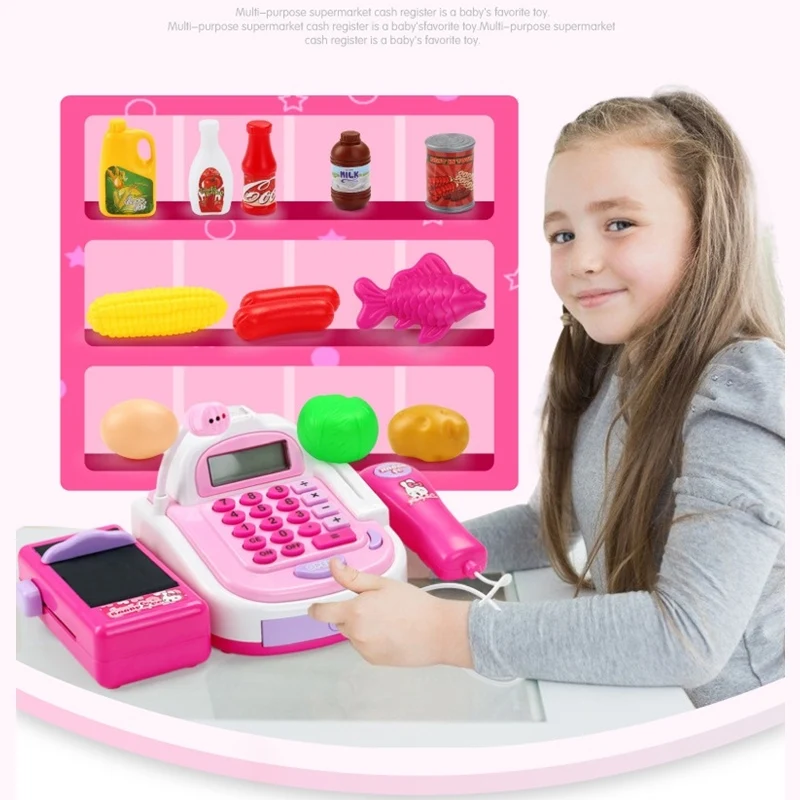 Игрушки для ролевых игр кассовый аппарат детей многофункциональный