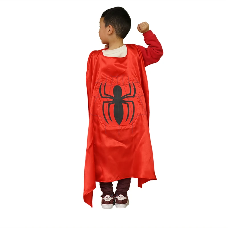 2017 Человек паук детская накидка дети светящиеся Костюмы для косплея Хэллоуин