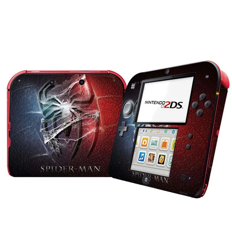 Человек-паук виниловые наклейки на кожу Обложка протектор для nintendo 2DS скины консоль наклейки