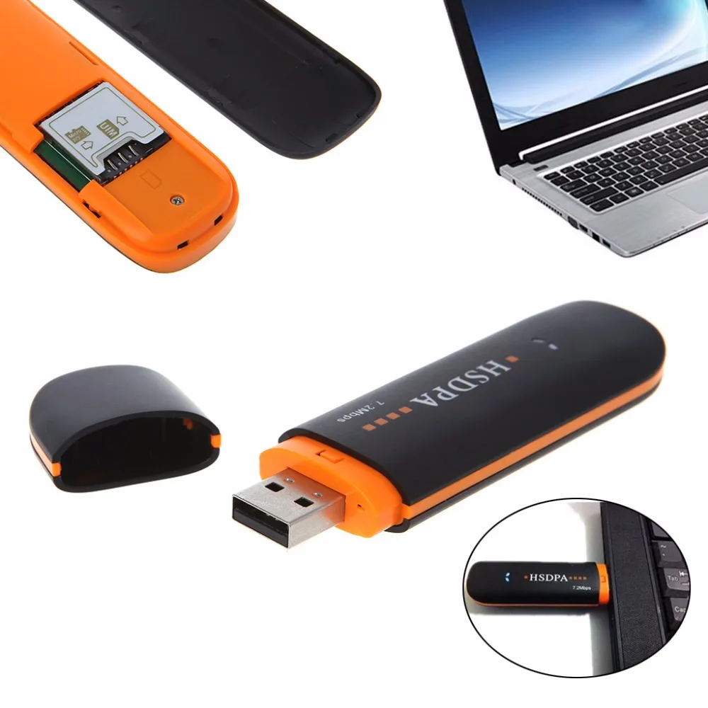 Высокоскоростной USB 2 0 SIM модем HSDPA 7 Мбит/с беспроводной сетевой адаптер 3G с TF