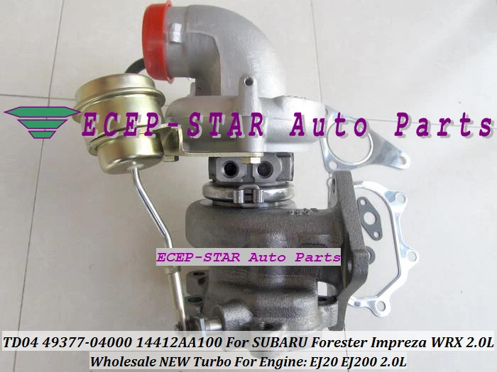Бесплатная доставка турбо для SUBARU Forester Impreza WRX EJ200 EJ20 2.0L TD04L 49377-04000 49377 04000 14412-AA100