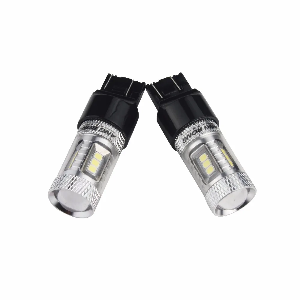 ANGRONG 2x580 582 7443 W21/5 W 15W Светодиодная лампа Samsung индикатор обратного резервного света