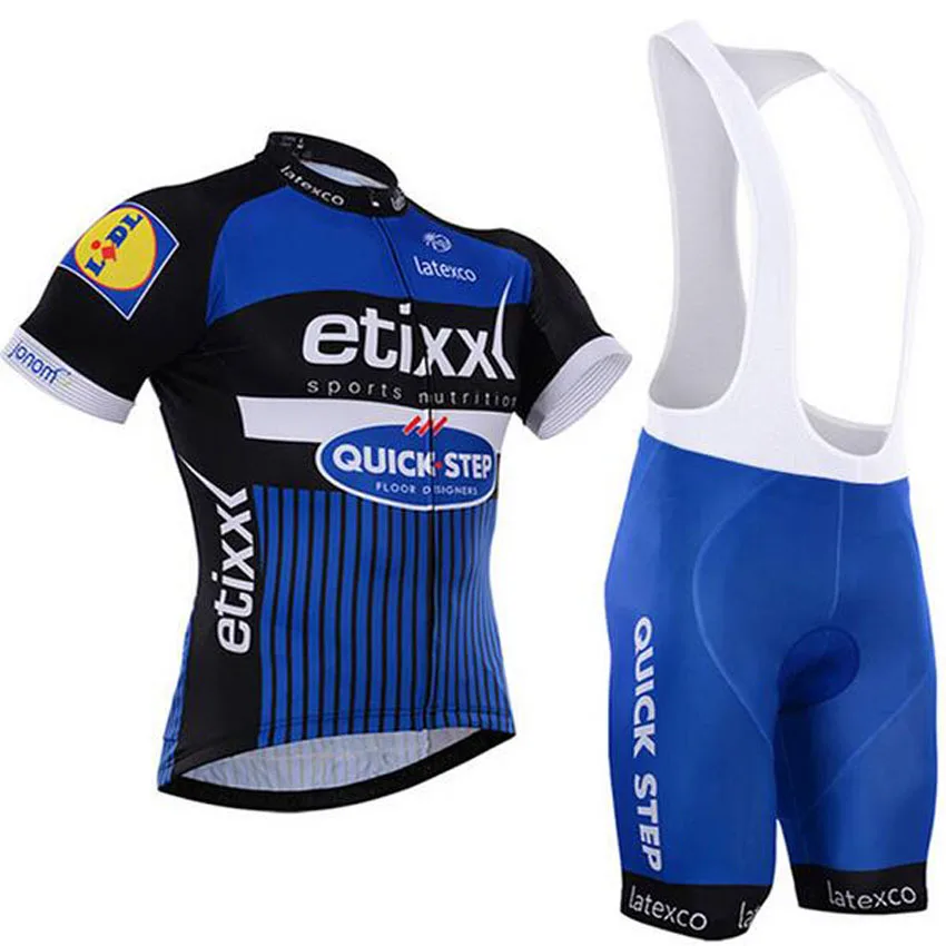 18 popular Pro Team Quick Dry Lycra Men's Short Sleeve Cycling Jersey Sets Sportswear/Ropa Ciclismo MTB Bike Bicycle Maillot | Спорт и