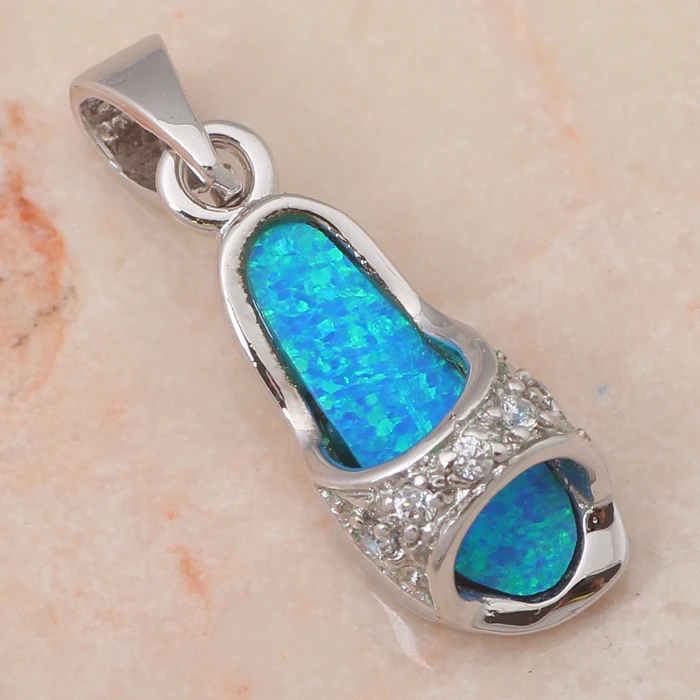 Специальный стиль онлайн обувь на высоком каблуке Синий огненный опал