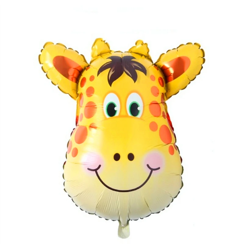 giraffe 1 шт. мини Джунгли животных фольги воздушный шар День Рождения украшения Дети день рождения партии гелиевые шары - Цвет: giraffe