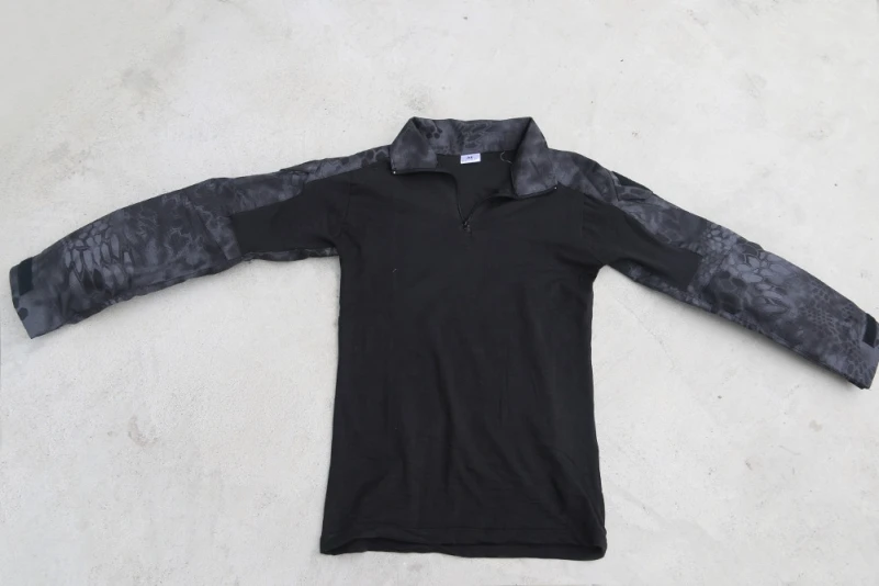 Kryptek typhon Camo G2 армии тактическая рубашка с длинным рукавом быстросохнущая Для мужчин камуфляж Airsoft военный Пеший Туризм охоты футболка