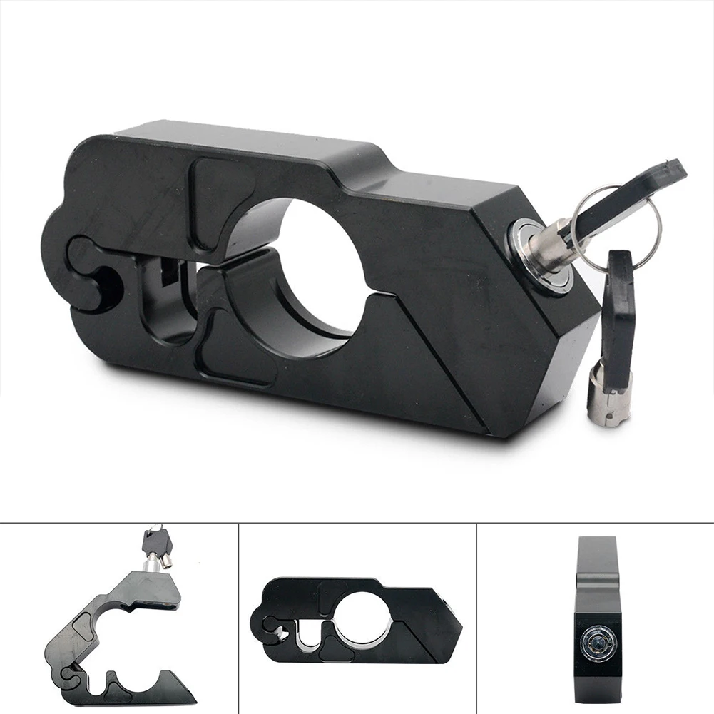 Защитный алюминиевый Ручки Руля Мотоцикла Противоугонный замок для регулятора