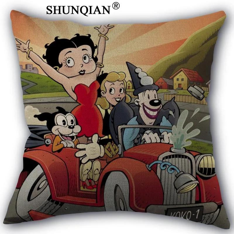 11 Высокая Качественный хлопок лен Betty Boop Подушки Детские случае свадебные декоративные Наволочки для дома Подушки Детские крышка a10.17 - Цвет: 11