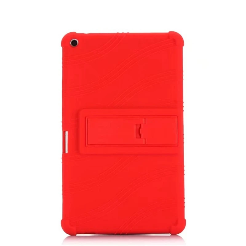 red Ультратонкий Мягкий силиконовый чехол для huawei MediaPad T3 8,0 KOB-L09 KOB-W09, чехол для планшета Honor Play Pad 2, чехол+ подарки - Цвет: red