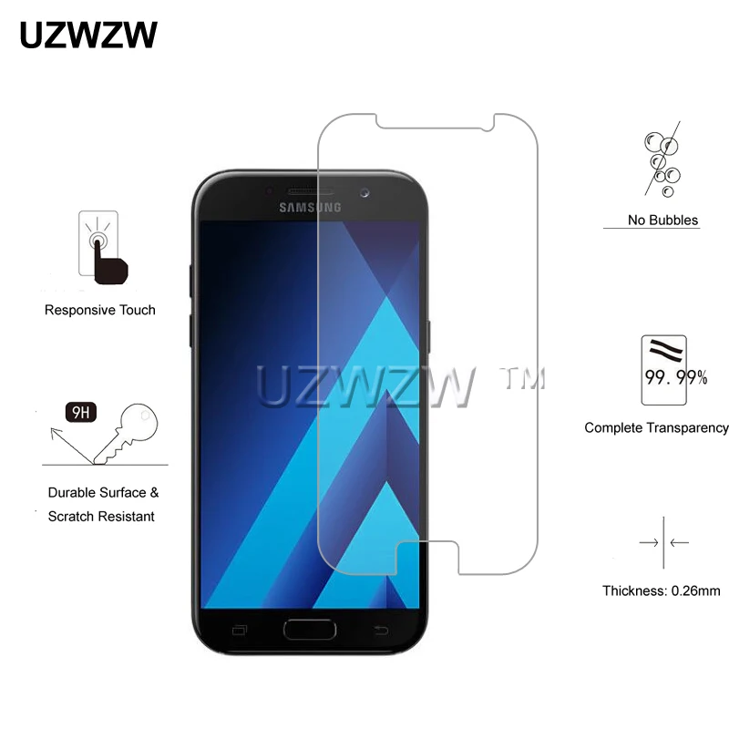 2 шт. закаленное Стекло для samsung Galaxy A5 A520 Экран протектор Защитная пленка, стекло для samsung A5 Стекло