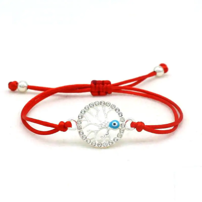 Lucky Red String Rope плетеные браслеты сглаза очарование простой инкрустированный
