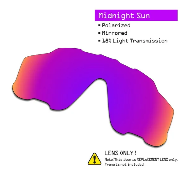 Midnight Sun SmartVLT поляризованные Сменные линзы для солнцезащитных очков Окли Jawbreaker-несколько вариантов - Цвет линз: Midnight Sun