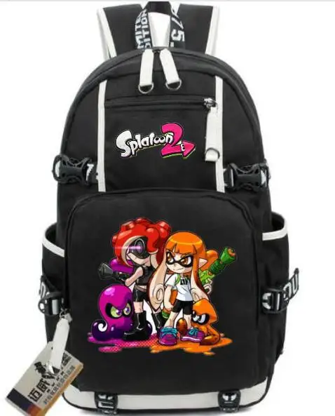 Аниме косплэй игры Splatoon 2 рюкзак для женщин школьная книга студент сумка дорожные сумки Splatoon рюкзаки для девочек подростков - Цвет: 7
