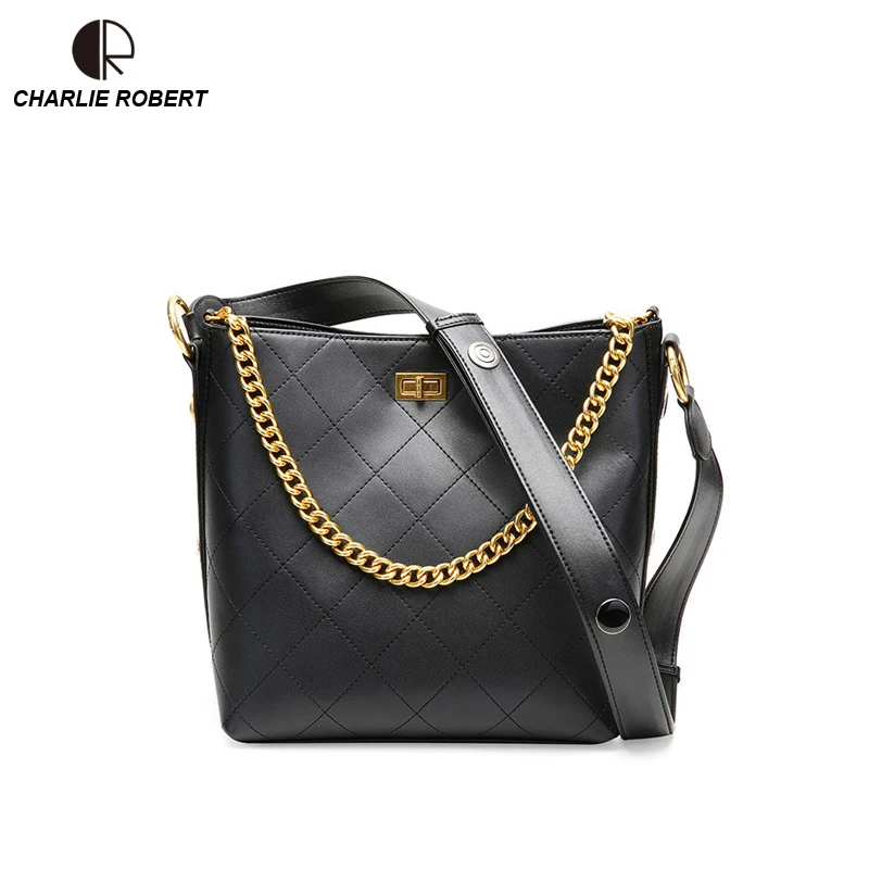 

2019 New Women Lady High Quality Leather Shoulder Bags Leather Vintage Solid Black & Wine Red Casual Tote Composite Bags