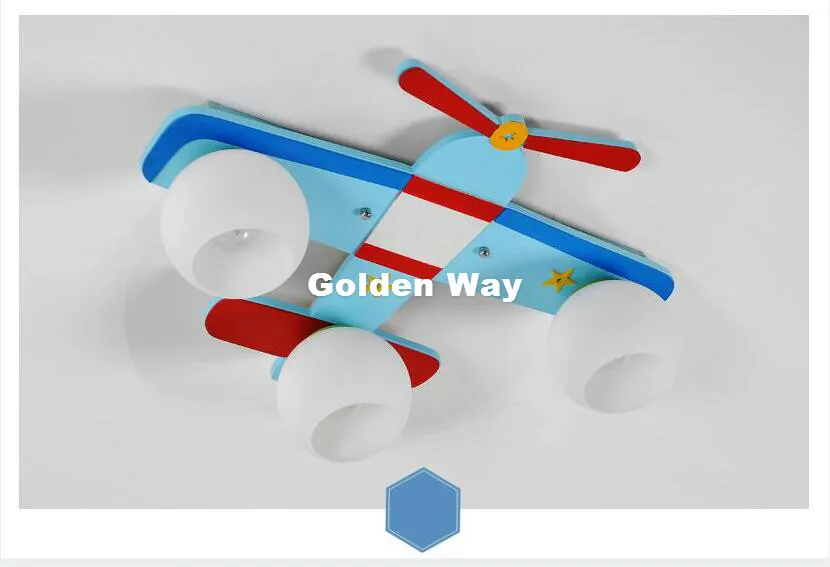 Современный Воздушный самолет декоративные светодиодные потолочные