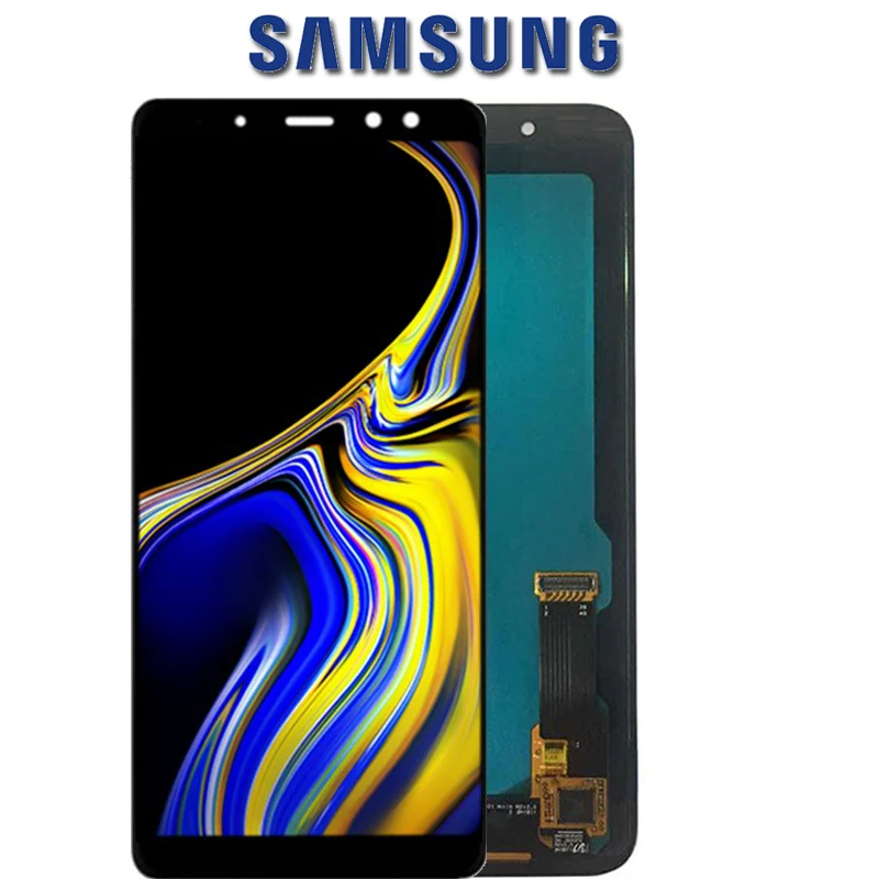 Оригинальный SUPER AMOLED ЖК дисплей 6 0 дюйма для Samsung A6 A600 Plus 2018 A605 сенсорный экран с