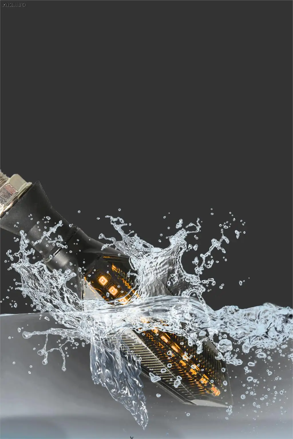 Мотоциклетный предупреждающий сигнал поворота светящиеся мигающие сигнальные