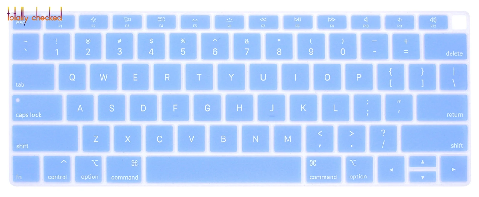 blue2 Силиконовый чехол-клавиатура для Apple MacBook Air, 13 дюймов,, английская защита кожи, A1932, с дисплеем retina Touch ID - Цвет: blue2