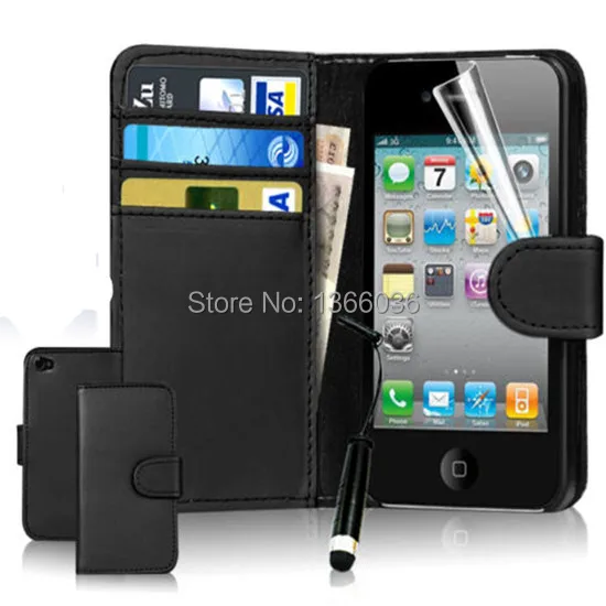 

For iPhone 4 4S France Style Leather Case Leather Flip Cover Wallet Case