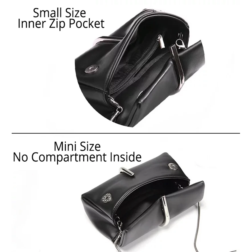 Дизайнерская Женская сумка-клатч Paperclip черные маленькие женские сумки через