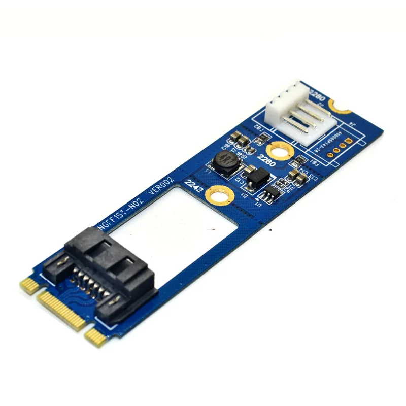 M.2 для NGFF на 7 Pin SATA III 3 7Pin SATA3.0 Кабель SSD адаптер преобразователь платы карты 2242 2260