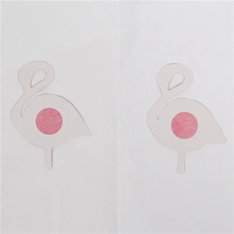 1 пара Женские сексуальные наклейки на соски в форме черепа фламинго сексуальная