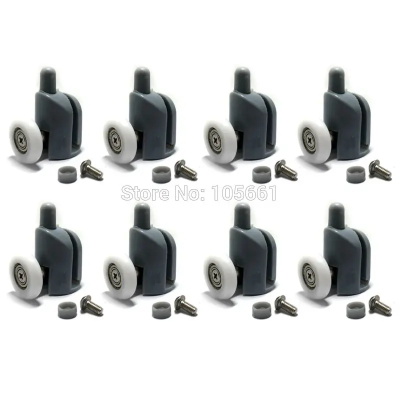 Набор из 8 шт. нижних душевых дверных роликов/бегунов/колес/Pulleys20/22/23/25 мм диаметр