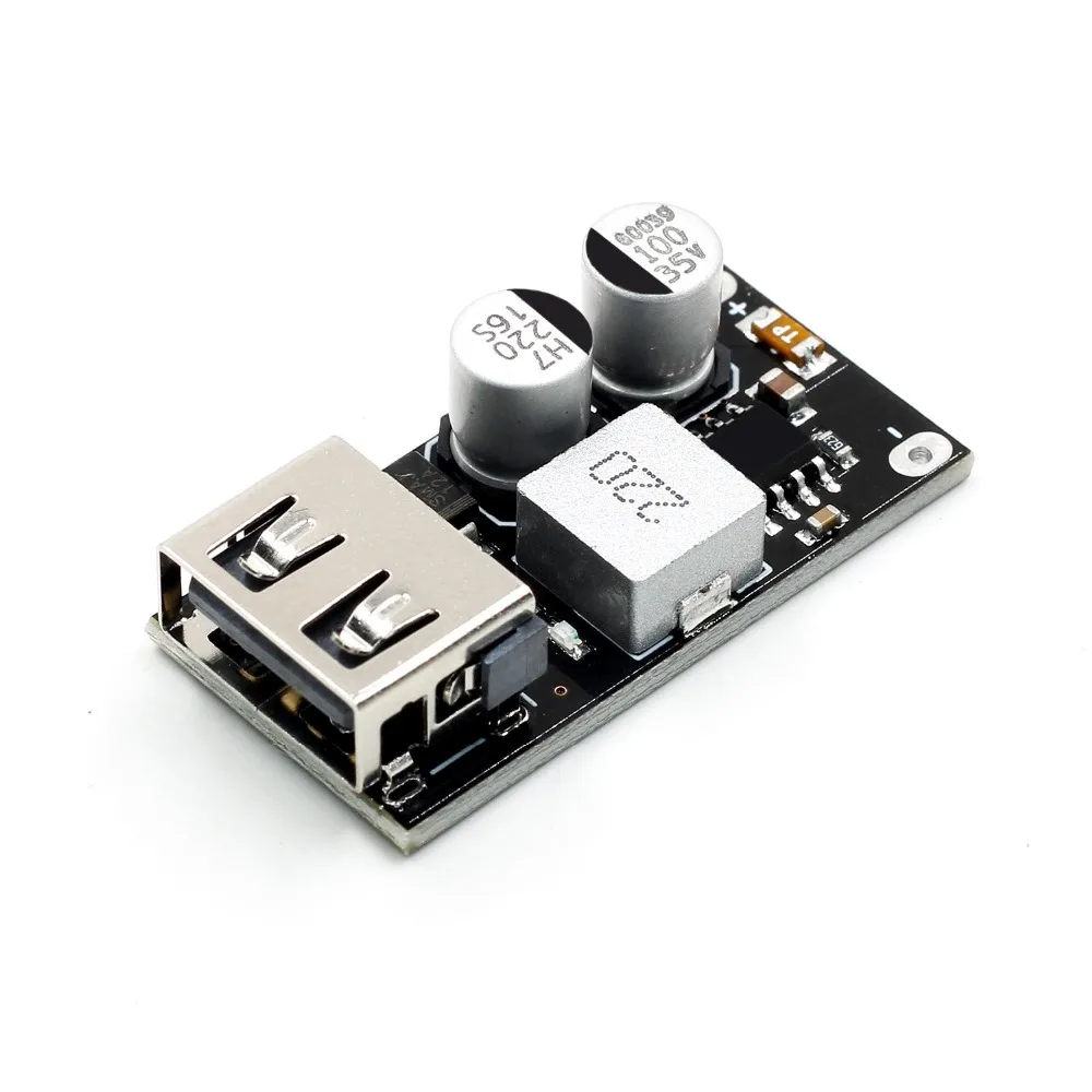 QC3.0 QC2.0 USB DC понижающий преобразователь для зарядки модуль 6 32 в 9 12 В 24 Быстрого