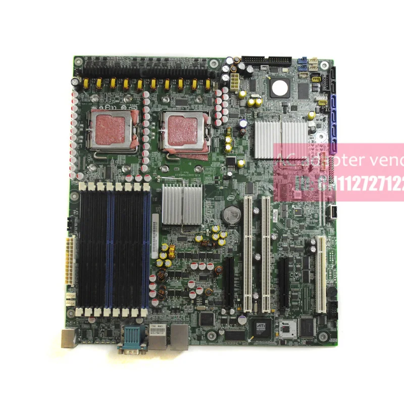 Двухканальная материнская плата для Intel S5000VSA 771 четыре SAS и два интерфейса SATA