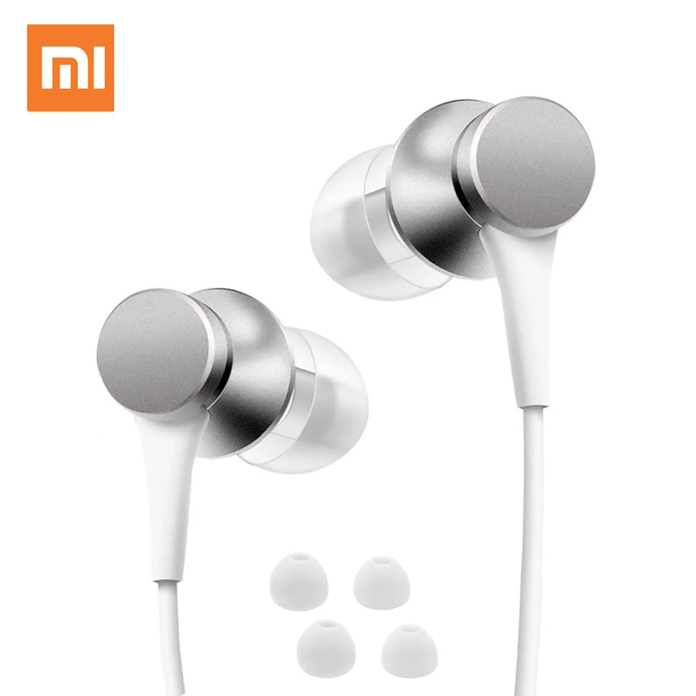 White earphones Xiaomi Piston 3 наушники оригинальные millet Piston Fresh Edition наушники гарнитура с микрофоном для телефона Xiaomi наушники auriculares - Цвет: White earphones