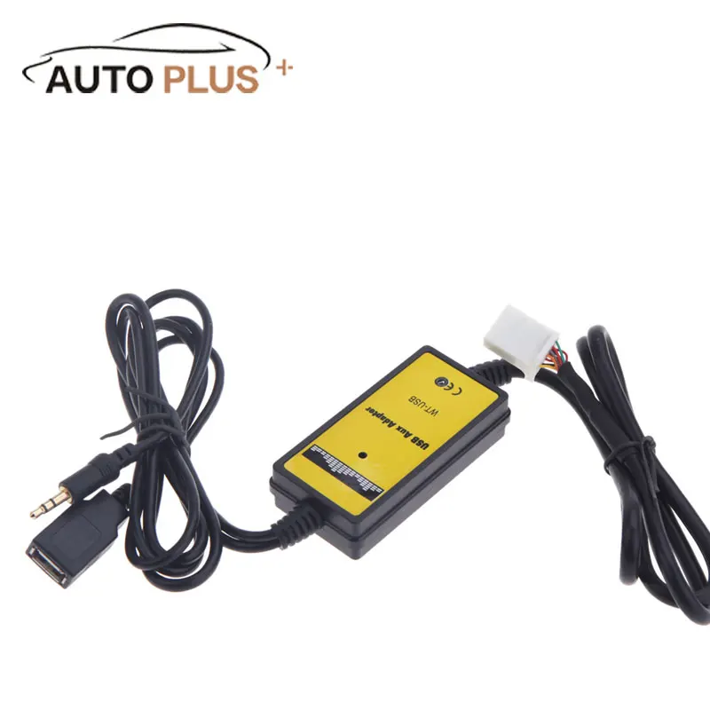 Автомобильный USB Aux in адаптер mp3 плеер автомобильный радиоинтерфейс для Toyota