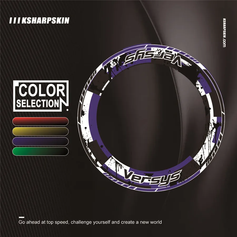 Высококачественная наклейка для мотоцикла водонепроницаемая на кромку