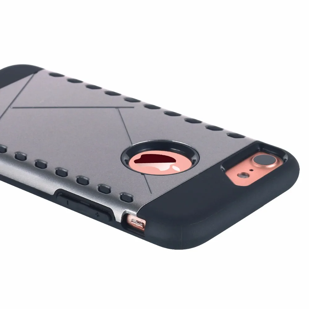 Slim Heavy Duty Phone Cases Hybrid Shockproof Silicone TPU Rugged Armor Hard Back Cover For iphone 7 7plus | Мобильные телефоны и