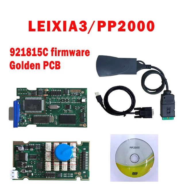 Новейший диагностический сканер Golden PCB Lexia3 pp2000 Lexia 3 921815C FW Diagbox V7.83 программное