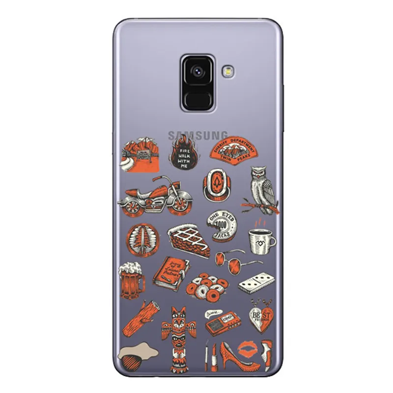 Силиконовый чехол для телефона с принтом Дейла Купера Samsung S6 S7 DEGE S8 S9 S10PLUS S20