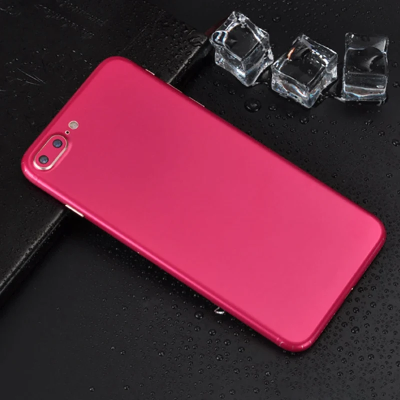 Rose red Модная пленка, наклейка, кожаный чехол, ПВХ, наклейка для iPhone XS MAS XR, черный/красный/золотой/синий/фиолетовый/зеленый/оранжевый/розово-красный - Цвет: Rose red