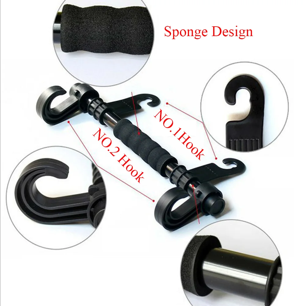 Двойной крюк вешалки для автомобилей Универсальный Авто подголовник сиденья