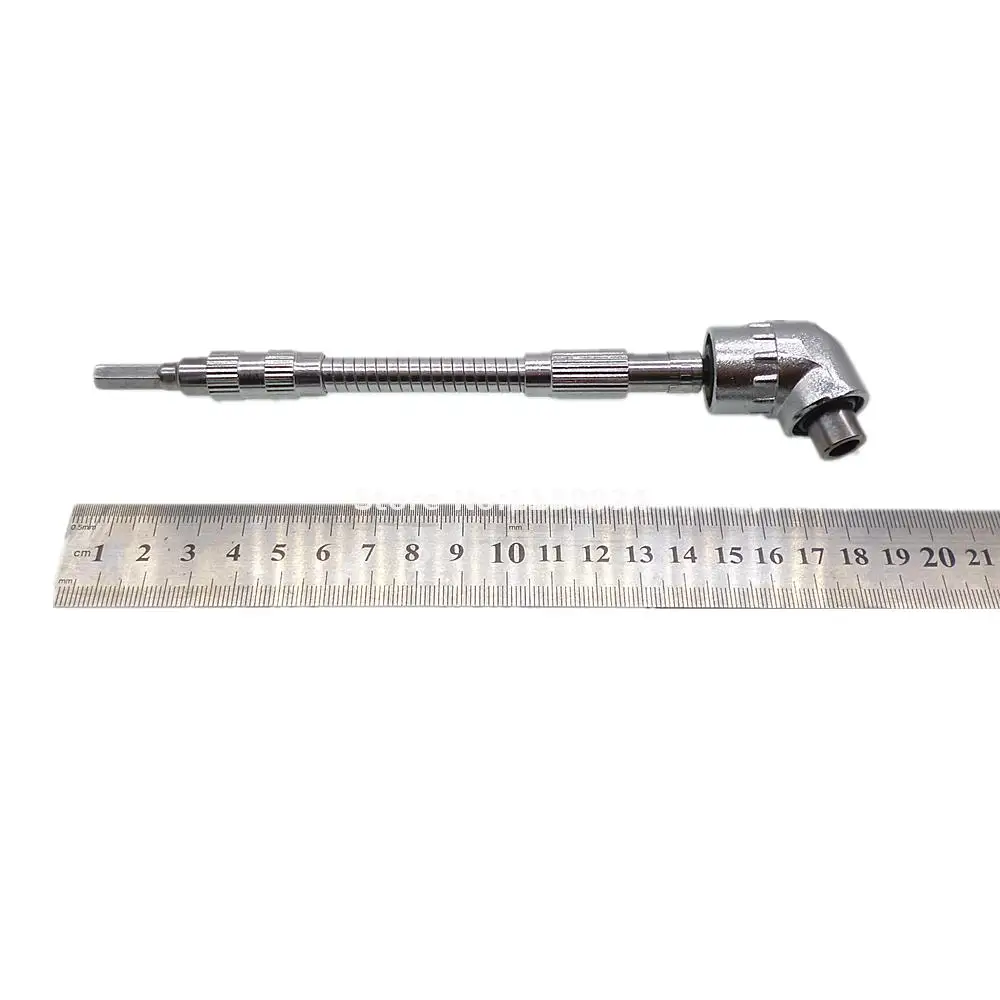 

Flexible Flex Shaft Quick Change Driver Angle Extension Adjusted 1/4" Hex Shank 105 Degree Angle Driver For Mag Screwdriver Bits