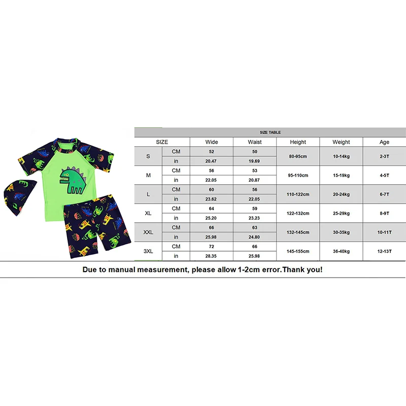 Летний купальный костюм для мальчиков комплект из 3 предметов: Топ + штаны шапочка