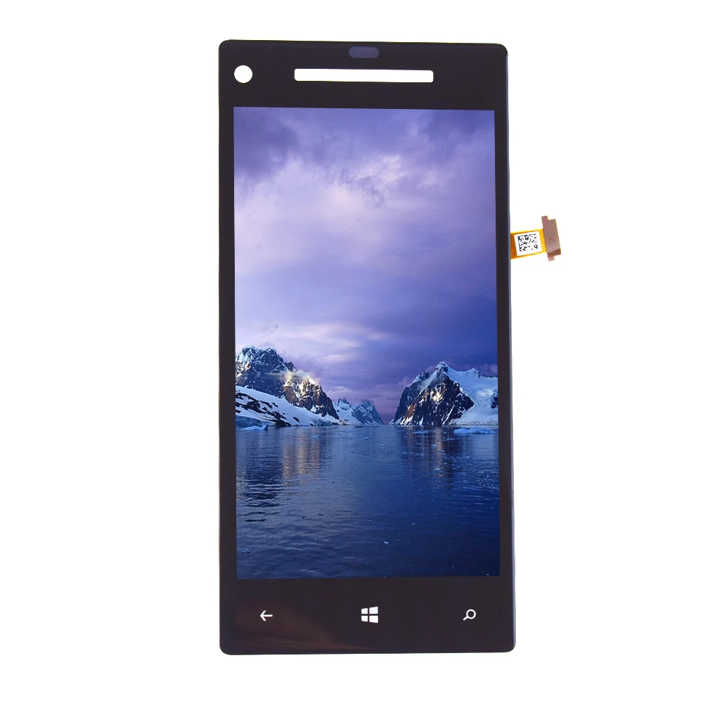 

100% тест черный для htc 8X C620e полный сенсорный экран дигитайзер панель Стекло сенсор + ЖК-дисплей монитор экран модуль сборки