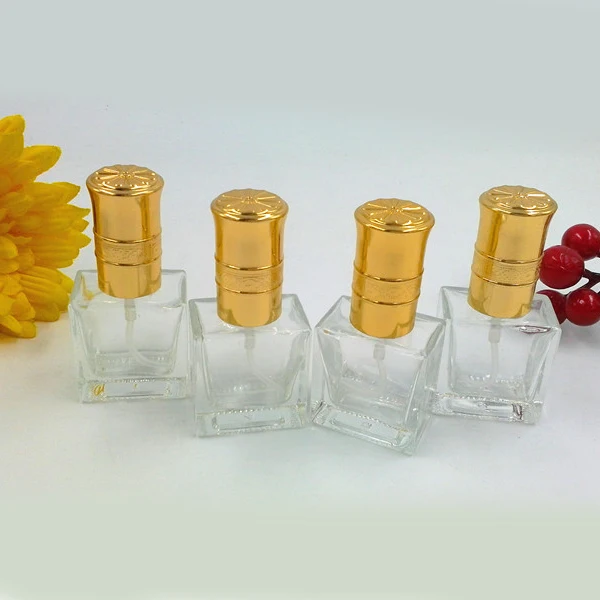 Стеклянный флакон для духов с золотыми крышками 10 мл | Красота и здоровье