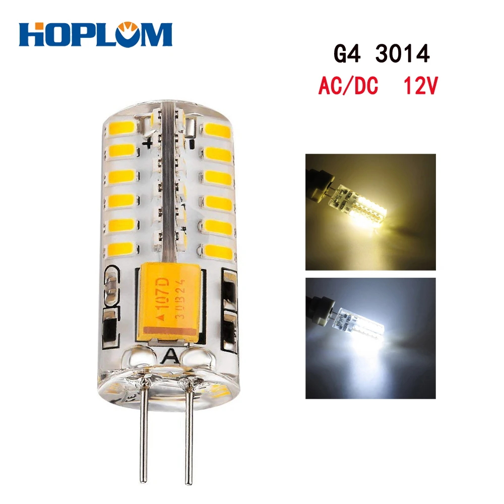 G4 48 SMD LED белый/теплый белый 220 лм свет кристалл лампы 3 Вт AC/DC 12 В эквивалент 20
