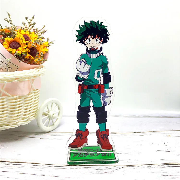 d My hero Academy рисунок акриловая игрушка izku Bakugou Todoroki URARAKA Tsuyu Tokoyami All Might Aizawa Iida модель куклы для подарка - Цвет: d