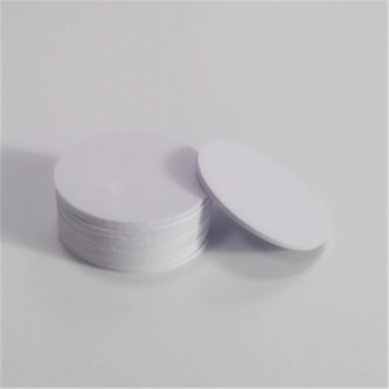 100 шт. TK4100 125 кГц Rfid бирка ID Монета 3M наклейки 20 мм/25 мм/30 мм Монеты RFID бирки для