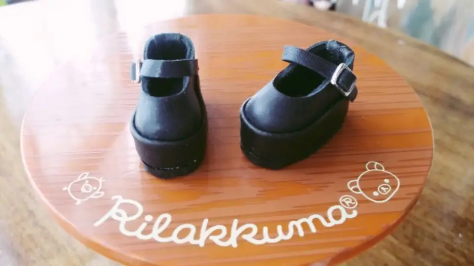 black 1 пара модная Милая 1/6 кожаная обувь для куклы Blyth для Licca Azone momoko куклы-Барби аксессуары для одежды - Цвет: black