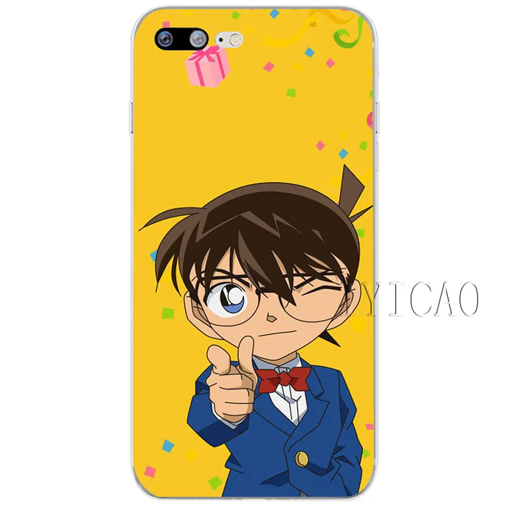 IYICAO Anime Detective Conan Hard transparent case for iPhone XR X XS Max 8 7 6 6S Plus 5 5S 5C 4 4S Cover | Мобильные телефоны и