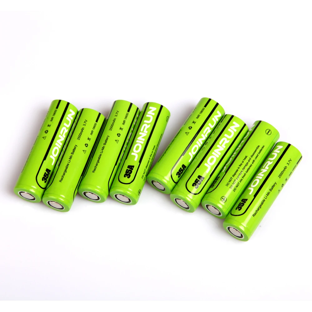 Joinrun 18650 литий-ионная батарея 3,7 V 2500mah 18650 литиевая аккумуляторная батарея высокопроизводительная батарея